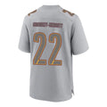 Kieara W.Commanders #22 Jacory Croskey-Merritt Player Gray Fashion Game Stitched Jerseys