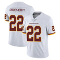 Kieara W.Commanders #22 Jacory Croskey-Merritt Player White Limited Vapor Untouchable Home Game Stitched Jerseys