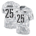 Kieara W.Commanders #25 Nick Cross Player Arctic Camo Limited Salute To Service Home Game Stitched Jerseys