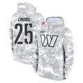 Kieara W.Commanders #25 Nick Cross Player Arctic Camo Limited Salute to Service Pullover Hoodies Game Stitched Jerseys