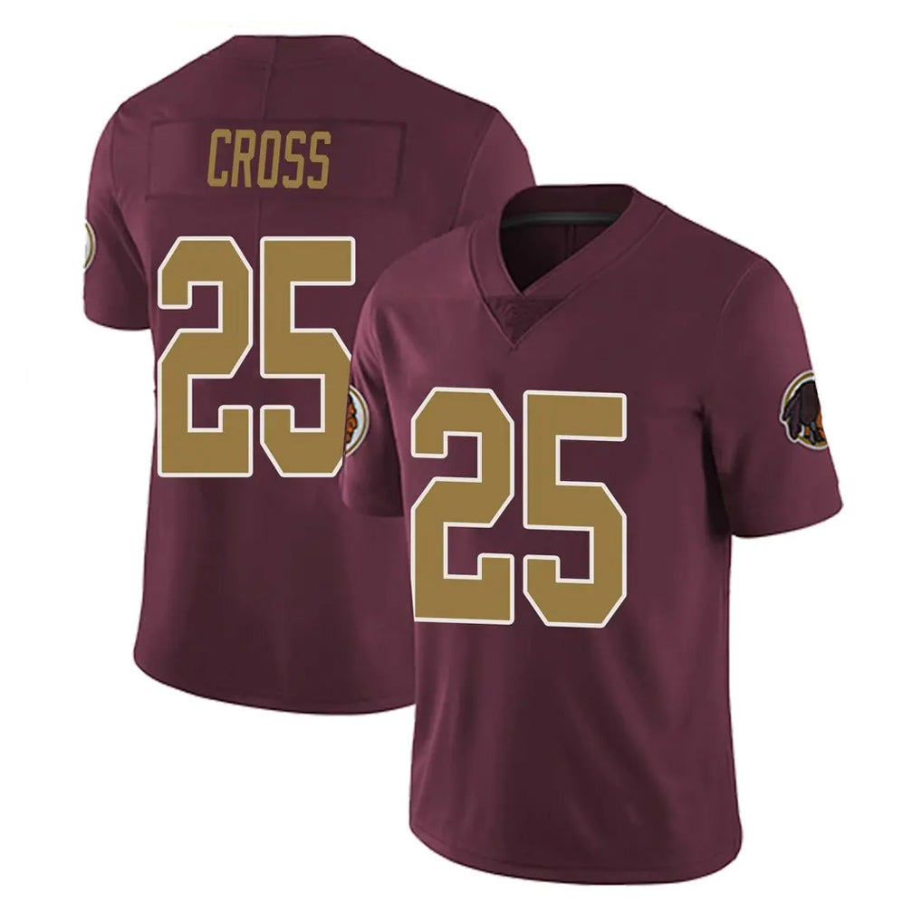 Kieara W.Commanders #25 Nick Cross Player Burgundy Alternate Vapor Untouchable Home Game Stitched Jerseys