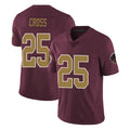 Kieara W.Commanders #25 Nick Cross Player Burgundy Alternate Vapor Untouchable Home Game Stitched Jerseys