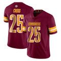 Kieara W.Commanders #25 Nick Cross Player Burgundy Limited Vapor Home Game Stitched Jerseys