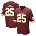 Kieara W.Commanders #25 Nick Cross Player Burgundy Team Color Home Game Stitched Jerseys