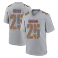 Kieara W.Commanders #25 Nick Cross Player Gray Atmosphere Fashion Home Game Stitched Jerseys