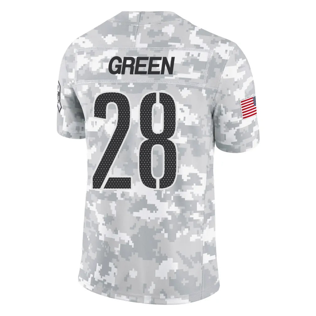 Kieara W.Commanders #28 Darrell Green Player  Arctic Camo Salute To Service Limited Stitched Jerseys