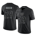 Kieara W.Commanders #28 Darrell Green Player Black RFLCTV Limited Stitched Jerseys