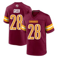 Kieara W.Commanders #28 Darrell Green Player Burgundy Home Game Stitched Jerseys