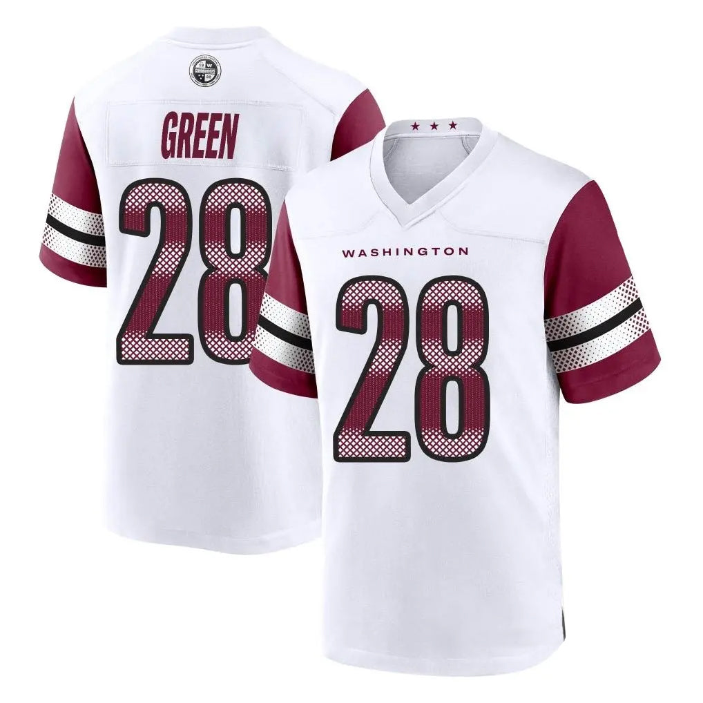 Kieara W.Commanders #28 Darrell Green Player White Home Game Stitched Jerseys