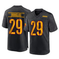 Kieara W.Commanders #29 Rasul Douglas Player Black Home Game Stitched Jerseys