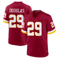 Kieara W.Commanders #29 Rasul Douglas Player Burgundy Game Home Stitched Jerseys