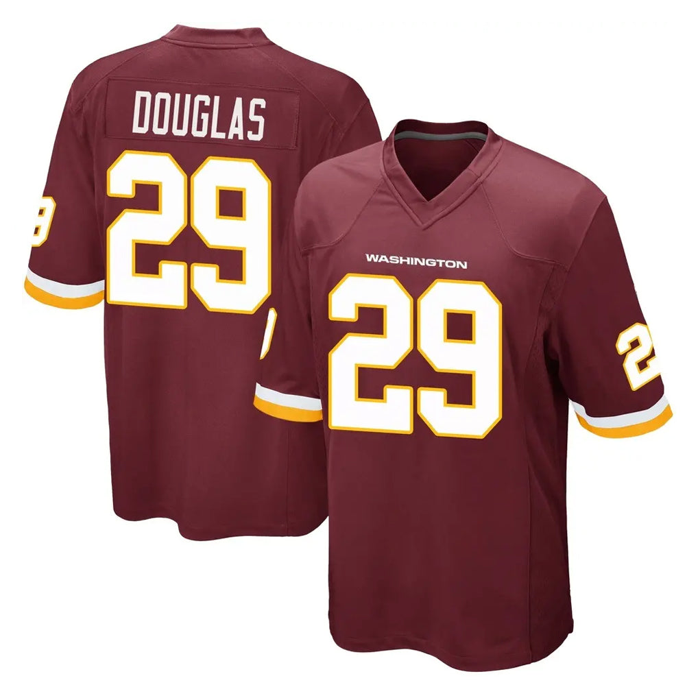 Kieara W.Commanders #29 Rasul Douglas Player Burgundy Team Color Home Game Stitched Jerseys