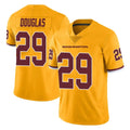 Kieara W.Commanders #29 Rasul Douglas Player Gold Limited Color Rush Home Game Stitched Jerseys