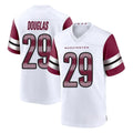 Kieara W.Commanders #29 Rasul Douglas Player White Game Home Stitched Jerseys