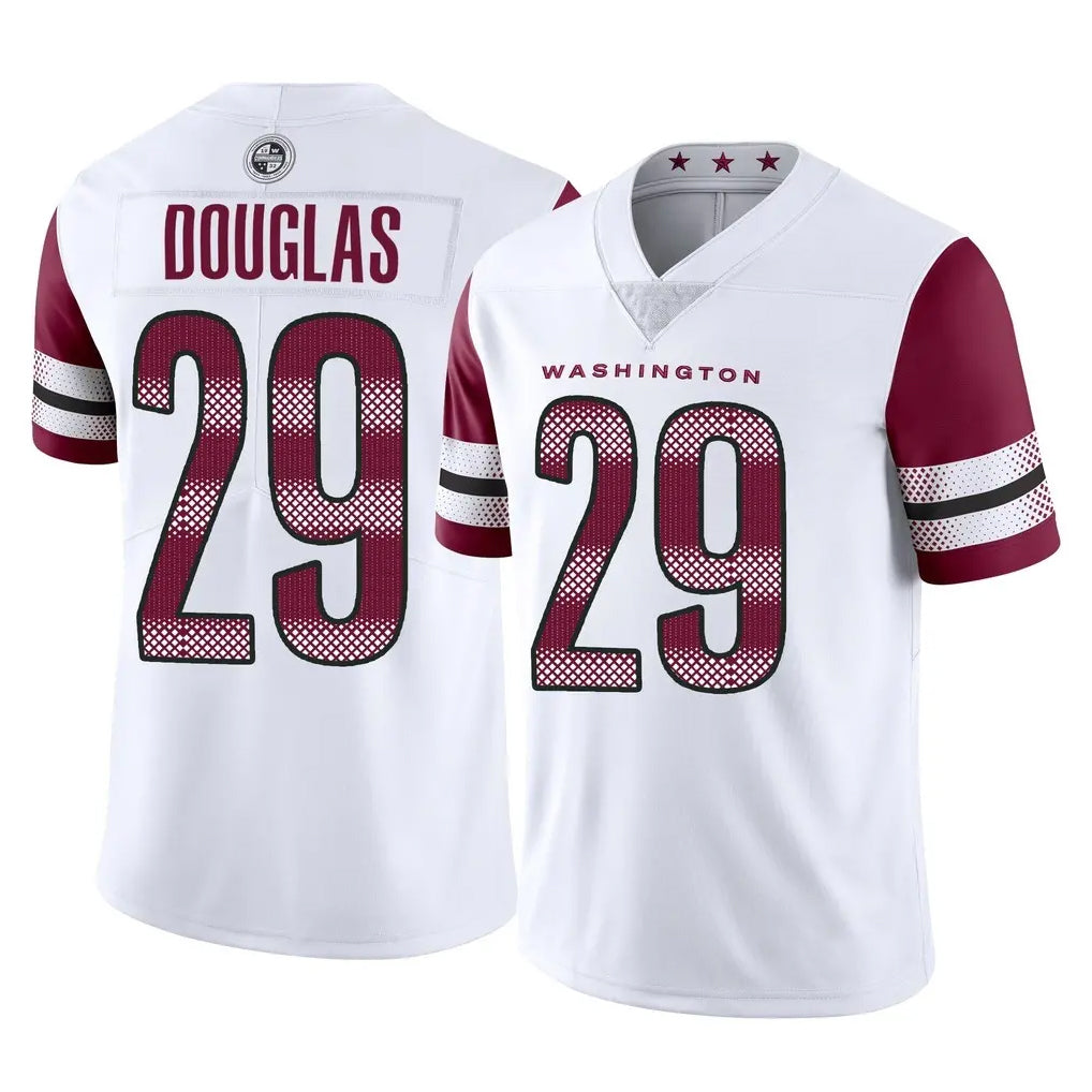 Kieara W.Commanders #29 Rasul Douglas Player White Limited Vapor Home Game Stitched Jerseys