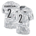 Kieara W.Commanders #2 Amik Robertson Player Arctic Camo Limited Salute To Service Home Game Stitched Jerseys
