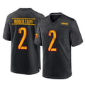 Kieara W.Commanders #2 Amik Robertson Player Black Home Game Stitched Jerseys