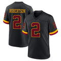 Kieara W.Commanders #2 Amik Robertson Player Black Limited Home Game Stitched Jerseys