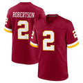 Kieara W.Commanders #2 Amik Robertson Player Burgundy Game Home Stitched Jerseys