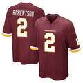 Kieara W.Commanders #2 Amik Robertson Player Burgundy Team Color Home Game Stitched Jerseys