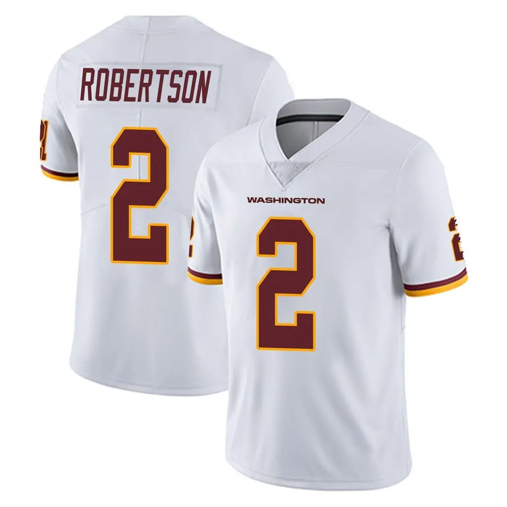 Kieara W.Commanders #2 Amik Robertson Player White Limited Vapor Untouchable Home Game Stitched Jerseys