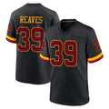Kieara W.Commanders #39 Jeremy Reaves Player Black Limited Home Game Stitched Jerseys