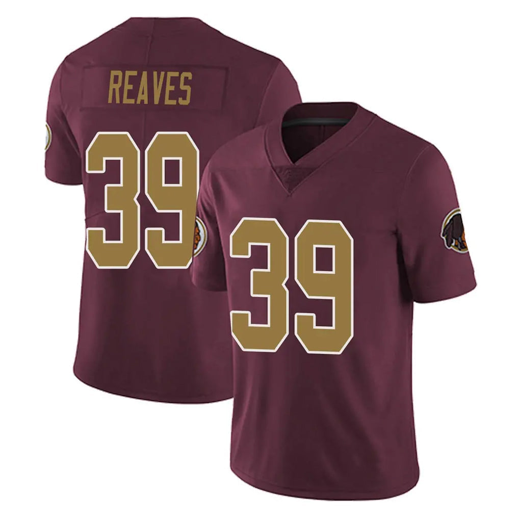 Kieara W.Commanders #39 Jeremy Reaves Player Burgundy Alternate Vapor Untouchable Home Game Stitched Jerseys