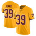 Kieara W.Commanders #39 Jeremy Reaves Player Gold Limited Color Rush Home Game Stitched Jerseys