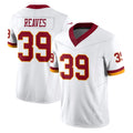 Kieara W.Commanders #39 Jeremy Reaves Player White Limited Vapor F.U.S.E. Home Game Stitched Jerseys
