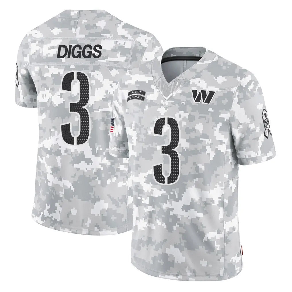 Kieara W.Commanders #3 Stefon Diggs Player Arctic Camo Limited Salute To Service Home Game Stitched Jerseys