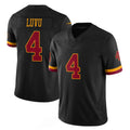 Kieara W.Commanders #4 Frankie Luvu Player Black Limited Vapor Home Game Stitched Jerseys