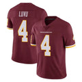 Kieara W.Commanders #4 Frankie Luvu Player Burgundy Vapor Limited Stitched Jerseys