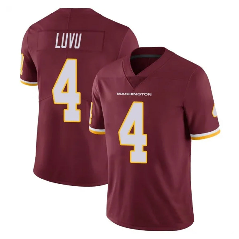 Kieara W.Commanders #4 Frankie Luvu Player Burgundy Vapor Limited Stitched Jerseys