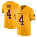 Kieara W.Commanders #4 Frankie Luvu Player Gold Vapor Limited Stitched Jerseys