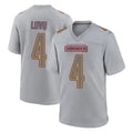 Kieara W.Commanders #4 Frankie Luvu Player Gray Atmosphere Fashion Home Game Stitched Jerseys