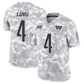 Kieara W.Commanders #4 Frankie Luvu Player Limited Arctic Camo Salute to Service Stitched Jerseys