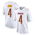 Kieara W.Commanders #4 Frankie Luvu Player White Tundra Fashion Home Game Stitched Jerseys