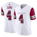 Kieara W.Commanders #4 Frankie Luvu Player White Vapor F.U.S.E. Limited Football Jerseys