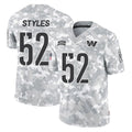 Kieara W.Commanders #52 Sonny Styles Player Arctic Camo Limited Salute To Service Home Game Stitched Jerseys