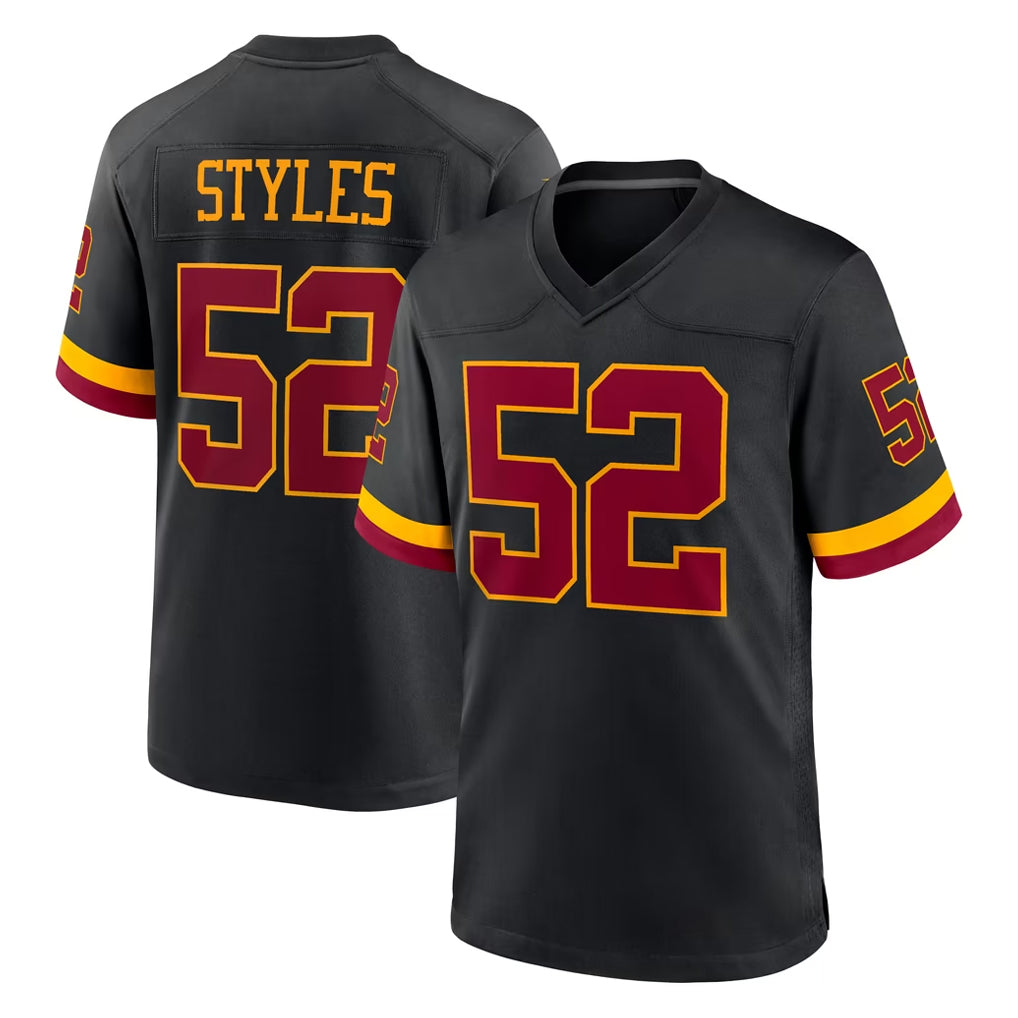 Kieara W.Commanders #52 Sonny Styles Player Black Limited Home Game Stitched Jerseys