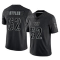Kieara W.Commanders #52 Sonny Styles Player Black Limited Reflective Home Game Stitched Jerseys
