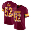 Kieara W.Commanders #52 Sonny Styles Player Burgundy Limited Vapor Home Game Stitched Jerseys