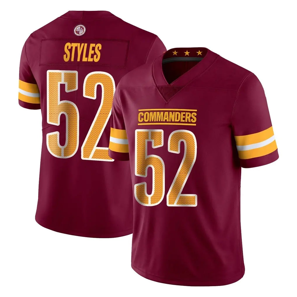 Kieara W.Commanders #52 Sonny Styles Player Burgundy Limited Vapor Home Game Stitched Jerseys