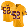 Kieara W.Commanders #52 Sonny Styles Player Gold Limited Color Rush Home Game Stitched Jerseys