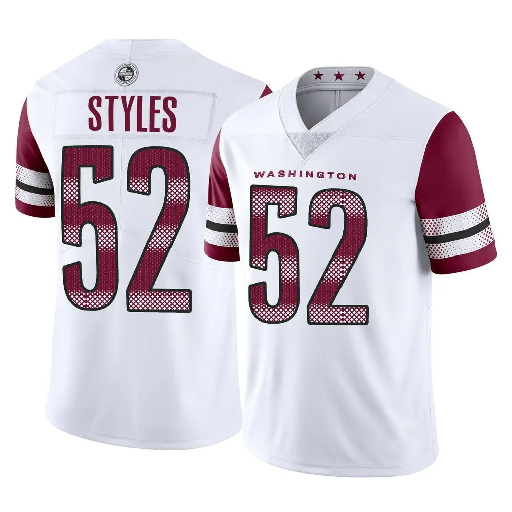Kieara W.Commanders #52 Sonny Styles Player White Limited Vapor Home Game Stitched Jerseys
