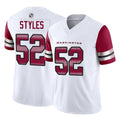 Kieara W.Commanders #52 Sonny Styles Player White Vapor F.U.S.E. Limited Home Game Stitched Jerseys