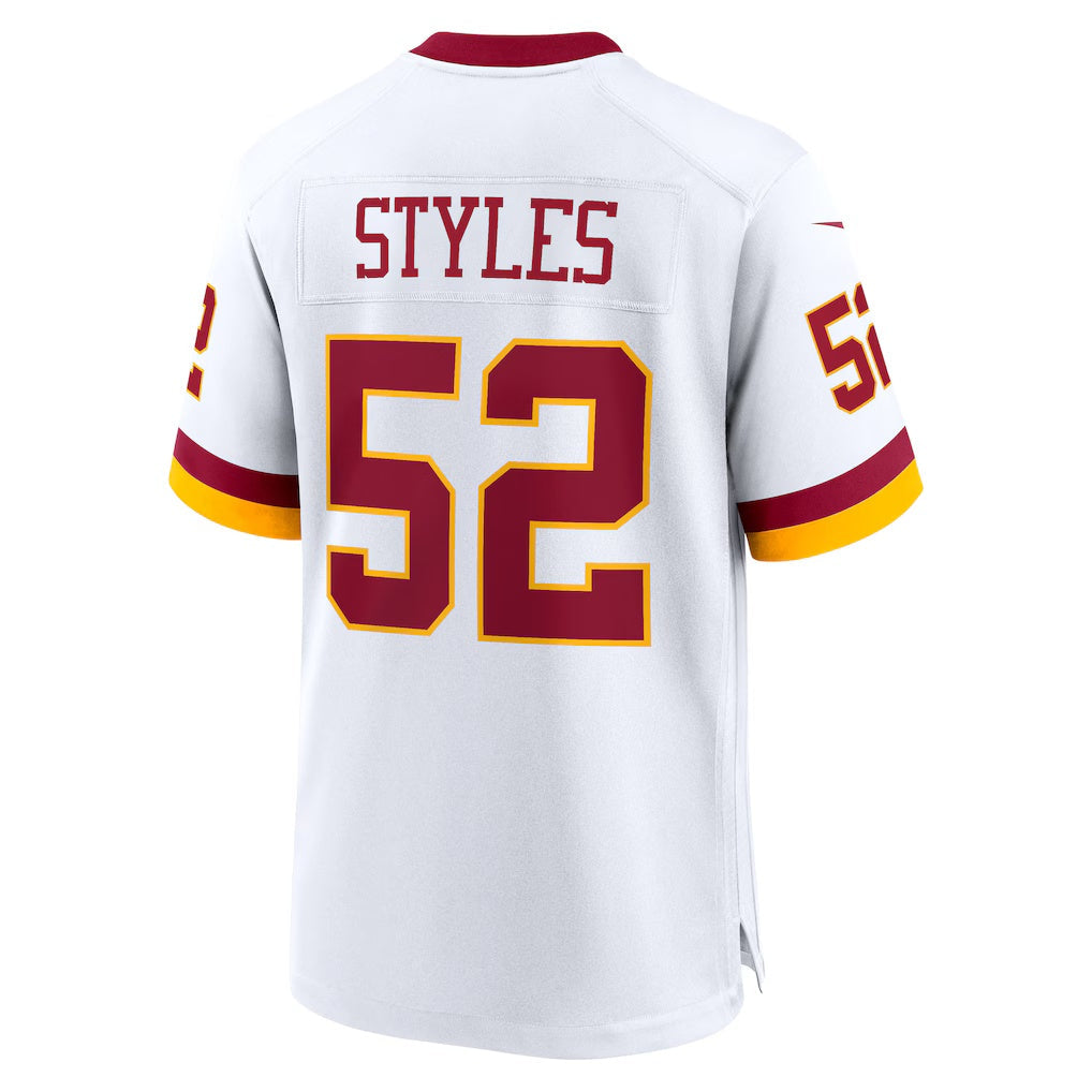 Kieara W.Commanders #52 Sonny Styles White Game Super Bowl Era Stitched Jerseys