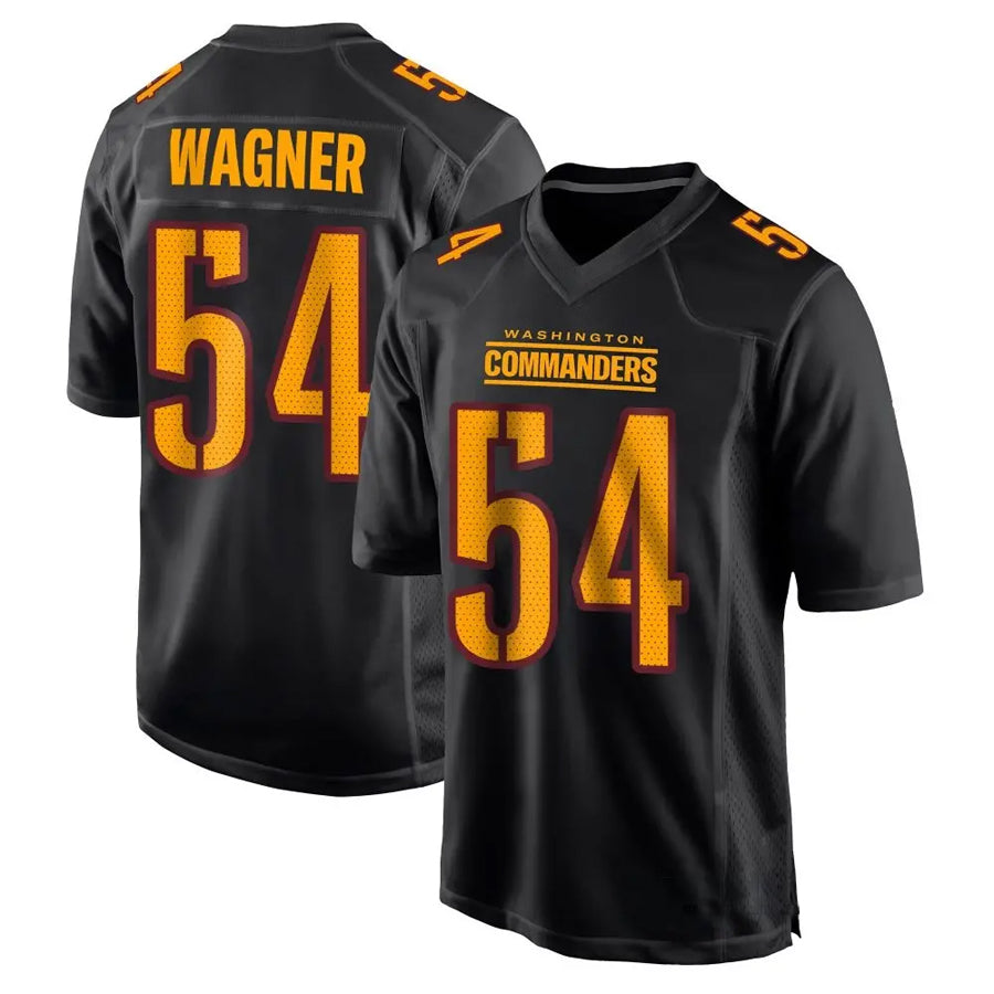Kieara W.Commanders #54 Bobby Wagner Player Carbon Black Fashion Stitched Jerseys