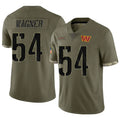 Kieara W.Commanders #54 Bobby Wagner Player Olive Salute To Service Limited Stitched Jerseys