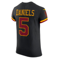 Kieara W.Commanders #5 Jayden Daniels Black Alternate Vapor F.U.S.E. Elite Stitched Jerseys
